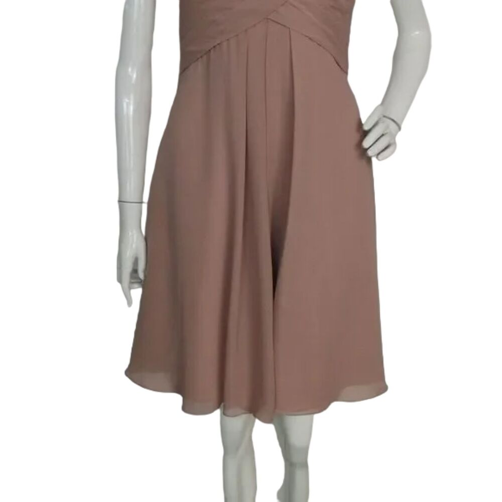 JJ'S HOUSE Dress, 2/XS, Pink, Party/Event, Pleated bust, Fit & Flare, Sleeveless - Picture 9 of 11